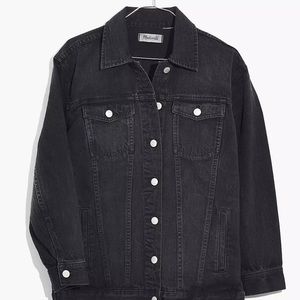 Madewell Oversized Jean Jacket in Lunar Wash